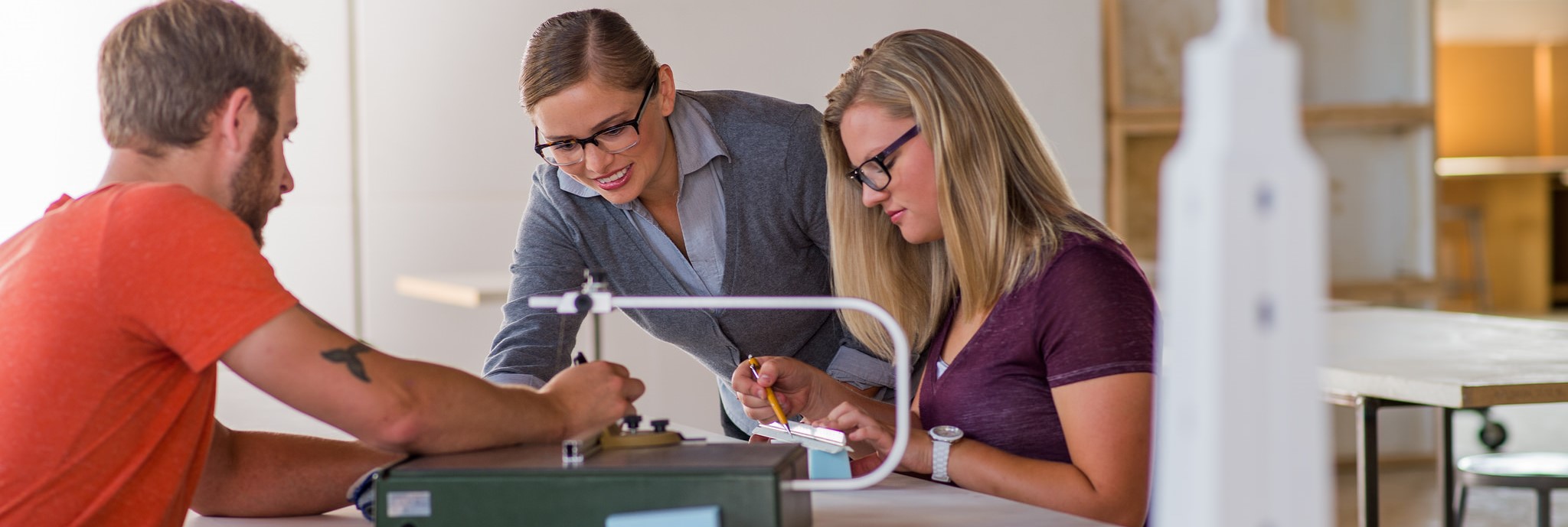 SDSU students working on a project